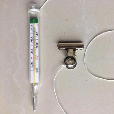 FN-W Op maat gemaakte klinische kwikvrije digitale thermometer in geel/blauw