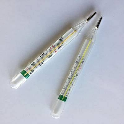 Medische armpit precieze kwikvrije glazen vloeibare thermometer FN-W