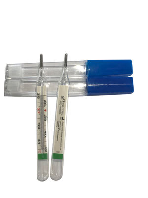 Gepersonaliseerde ondersteuning kwikvrije klinische glazen thermometer met Gallium legering