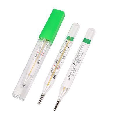 Accurate Medical Armpit Thermometer Customized OEM kwikvrij glas