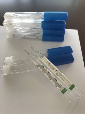 Op maat gemaakte ondersteuning Baby/Adult Glass kwikvrije thermometer Celsius Fahrenheit