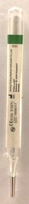 Op maat gemaakte ondersteuning Baby/Adult Glass kwikvrije thermometer Celsius Fahrenheit