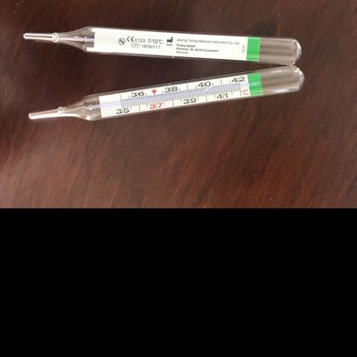 Hoge nauwkeurigheid BodyGlass kwikvrije orale thermometer van Funing voor aangepaste behoeften