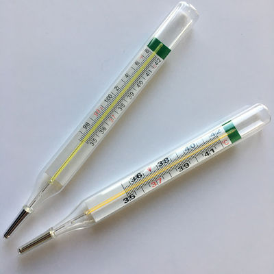 Op maat gemaakte ondersteuning Geen kwikglasbuis Klinische thermometer voor toepassingen