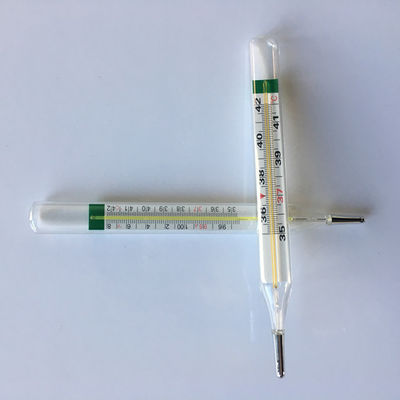 Op maat gemaakte ondersteuning Geen kwikglasbuis Klinische thermometer voor toepassingen