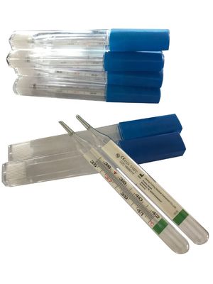 Op maat gemaakte ondersteuning Geen kwikglasbuis Klinische thermometer voor toepassingen