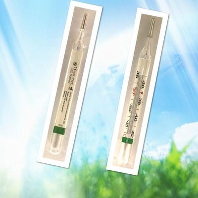 Geheugenfunctie M.L. Geen kwik Galliumglasbuis Humane thermometer voor thuisziekenhuis