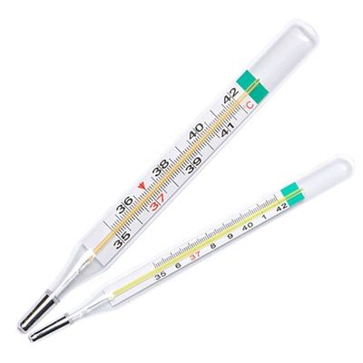 Glasthermometers CE-goedgekeurd, hoge nauwkeurigheid 41°C 0,1°C en 0,15°C waterdicht