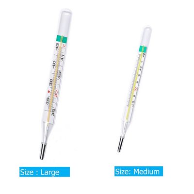 Glasthermometers CE-goedgekeurd, hoge nauwkeurigheid 41°C 0,1°C en 0,15°C waterdicht