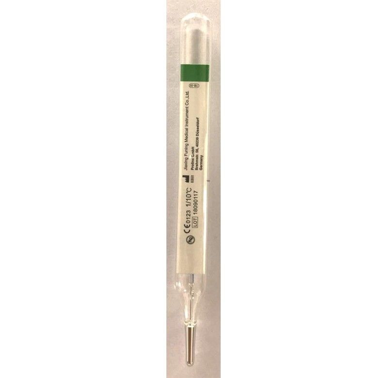 Gepersonaliseerde ondersteuning kwikvrije orale okselglasthermometer voor gezondheidmonitoring